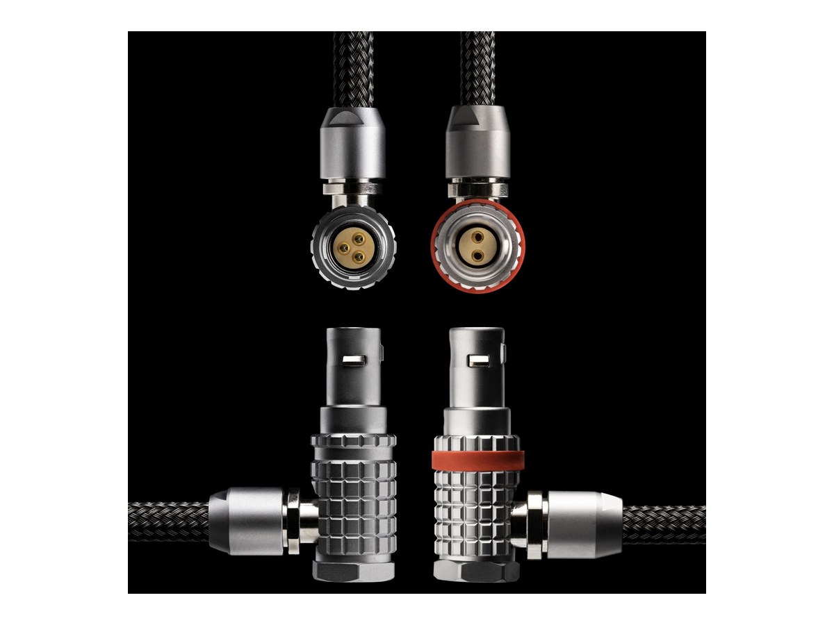 Ignite Digi Power Cable ‣ 3 Pin Lemo Right Angle To Red Komodo Right Angle 30cm product image
