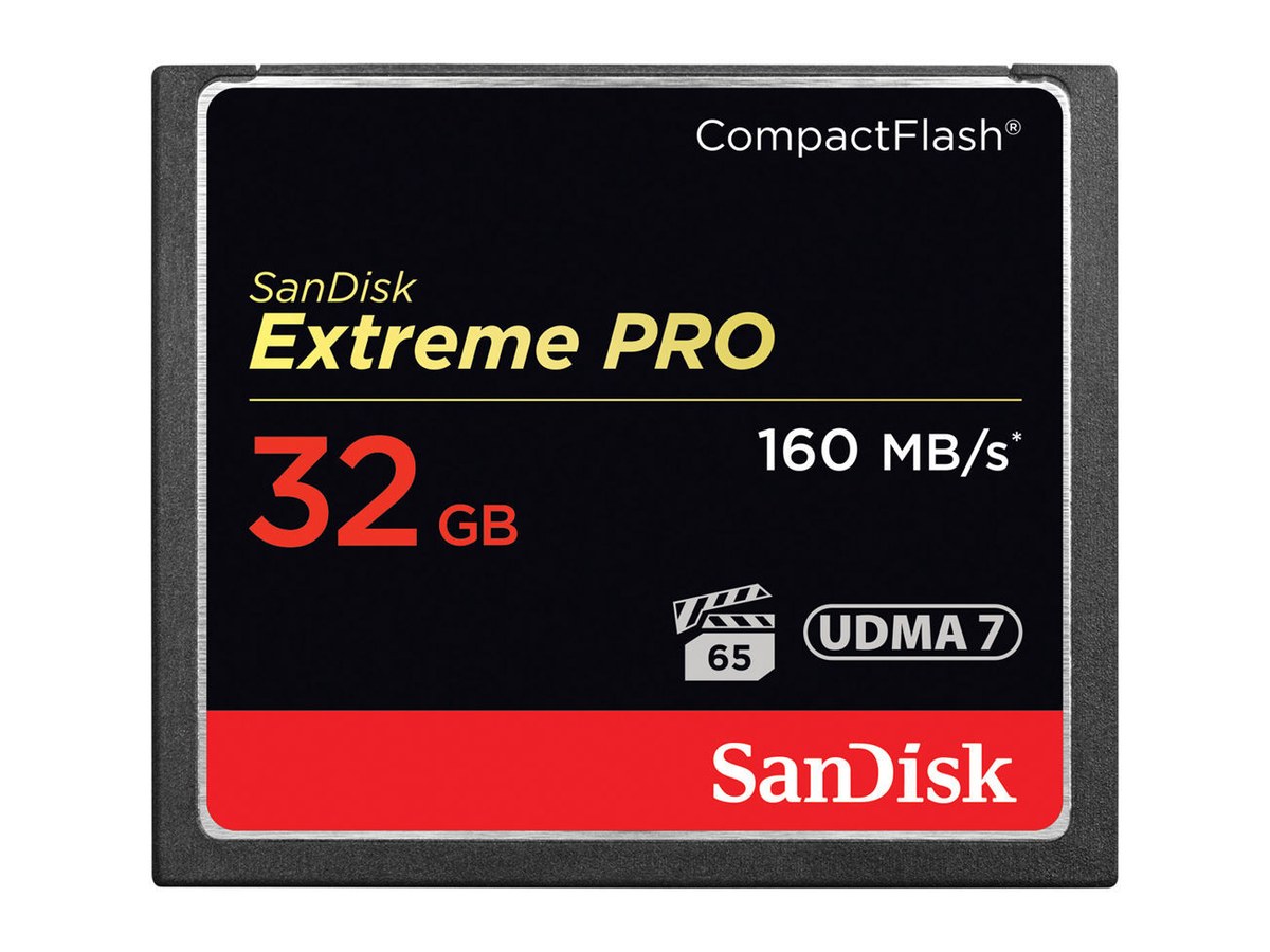 Sandisk Extreme Pro 32GB 160MB/s CF Card product image