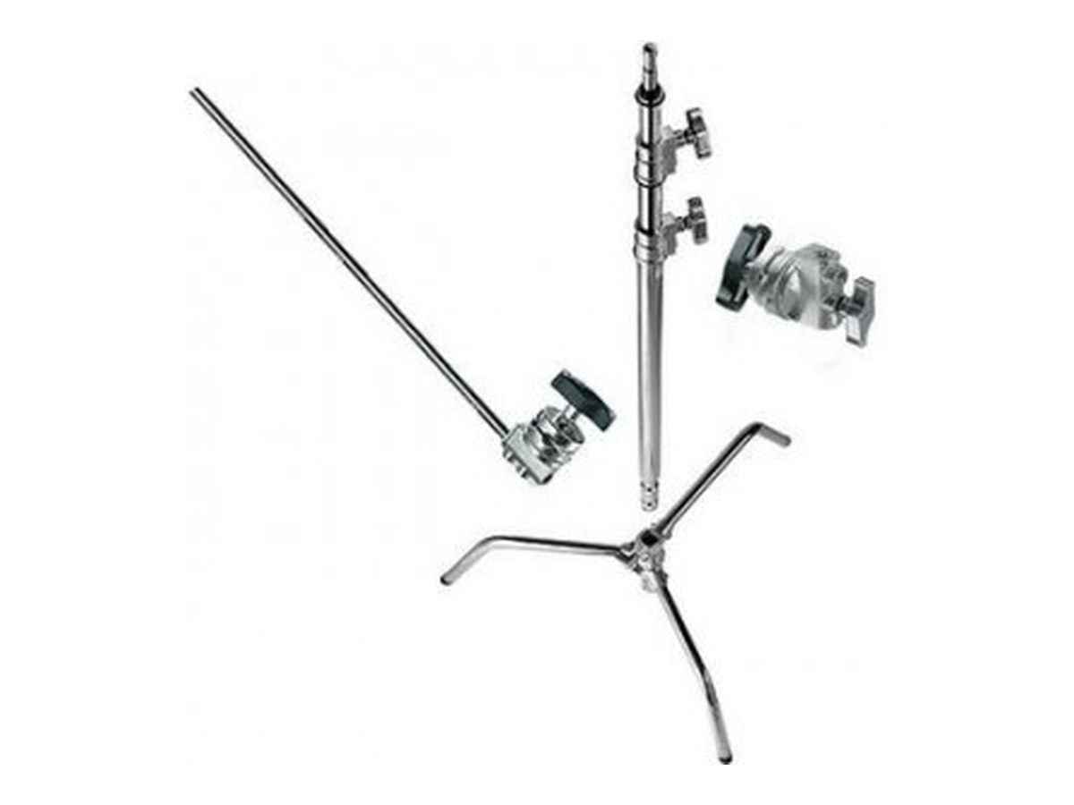 C-Stand Regular 40" Double Riser Stem (Silver) with Detachable Base product image